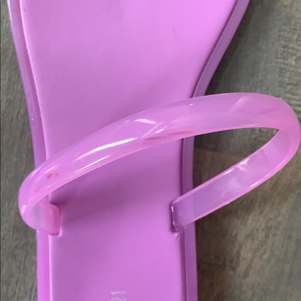 Forever 21 Bright Lilac Sandals - Picture 3 of 4